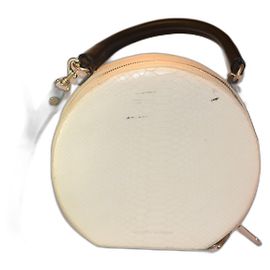 Sac à main Rebecca Minkoff en cuir imprimé python noir blanc Noir Blanc