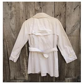 Burberry-Trench coats-White