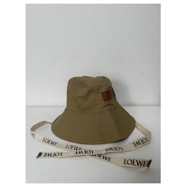 Loewe-Loewe Paula's Ibiza Bucket Hat-White,Beige,Light brown