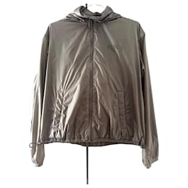 Fendi-Fendi Windbreaker-Dark grey,Bronze