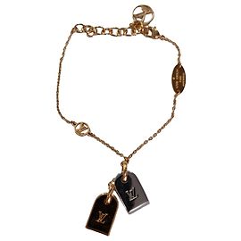 Bracelet LV Nanogram Louis Vuitton en métal doré Doré