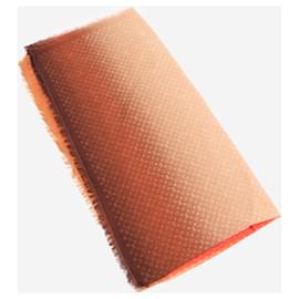 Louis Vuitton-Orange gradient Monogram scarf-Orange