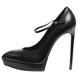 Saint Laurent-Black platform heels - size EU 39.5 (UK 6.5)-Black