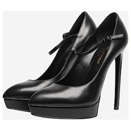 Saint Laurent-Black platform heels - size EU 39.5 (UK 6.5)-Black