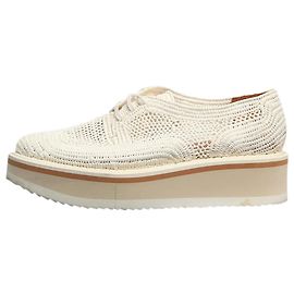 Robert Clergerie Chaussures à plateforme en crochet blanches - taille EU 37 Blanc