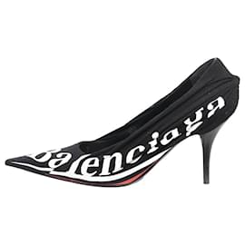 Balenciaga-Black Bernie heels - UK 5-Black