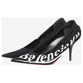 Balenciaga-Black Bernie heels - UK 5-Black