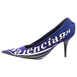 Balenciaga-Blue Bernie heels - UK 5-Blue