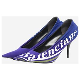 Balenciaga-Blue Bernie heels - UK 5-Blue