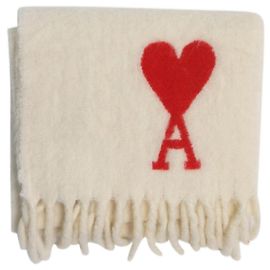 Écharpe Ami de Coeur crème AMI Paris Écru