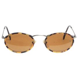 Ralph Lauren Brown tortoiseshell round sunglasses Brown