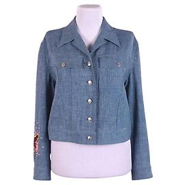Giacca ricamata a farfalla Christian Dior & Galliano iconica del 2002 Multicolore