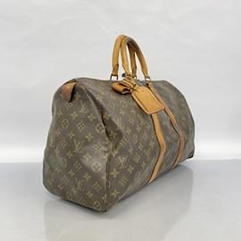 Louis Vuitton-Louis Vuitton Monogram Keepall 45 Boston Bag-Brown