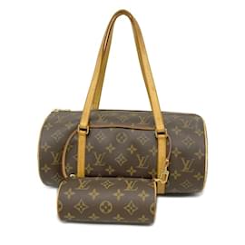 Louis Vuitton-Louis Vuitton Monogram Papillon 30 Handbag-Brown
