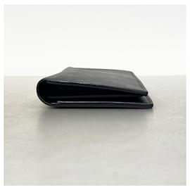 Louis Vuitton-Carteira Longa Louis Vuitton Monogram Eclipse Brazza-Marrom,Preto