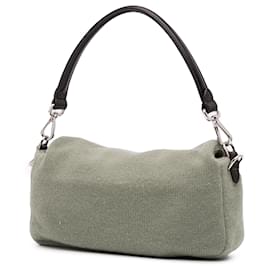 Fendi-Sac à main Baguette en cachemire vert Fendi-Vert,Vert clair