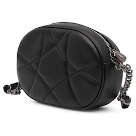 Dolce & Gabbana-Dolce & Gabbana Black Mini Leather Devotion Crossbody-Black