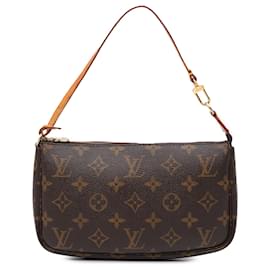 Louis Vuitton-Pochette Accessoires Monogram Marron Louis Vuitton-Marron