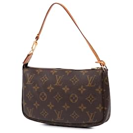 Louis Vuitton-Pochette Accessoires Monogram Marron Louis Vuitton-Marron