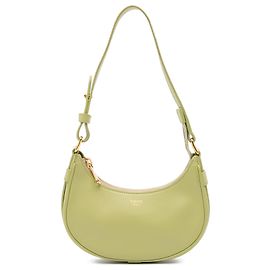 Céline Borsa a Spalla Ava in Pelle di Vitello Liscia Verde Mini Celine Verde Verde oliva