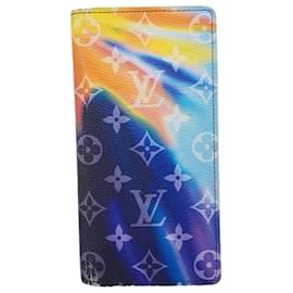 Louis Vuitton-Louis Vuitton Long Wallet Monogram Sunset Portefeuille Brazza M80957-Multiple colors