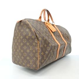 Louis Vuitton-Louis Vuitton Boston Bag Monogram Keepall 45-Brown