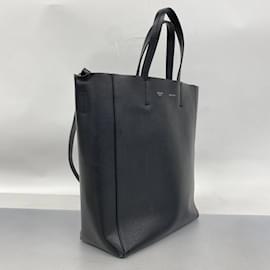 Céline-Celine Small Vertical Cabas Tote Bag-Black