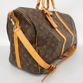 Louis Vuitton-Louis Vuitton Boston Bag Monogram Keepall Bandouliere 50-Brown