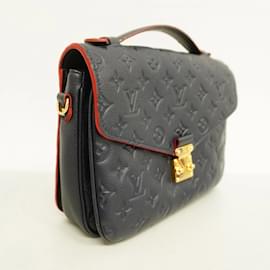 Louis Vuitton-Louis Vuitton Monogram Empreinte Pochette Metis MM M44071-Red