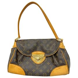 Louis Vuitton-Louis Vuitton Monogram Beverly MM Shoulder Bag-Brown