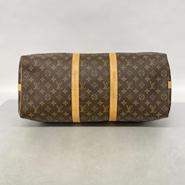 Louis Vuitton-Louis Vuitton Boston Bag Monogram Keepall Bandouliere 50-Brown