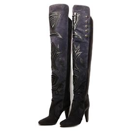 Bottes longues Isabel Marant incroyables Bleu Marine
