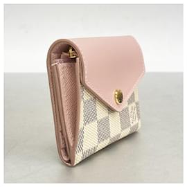 Louis Vuitton-Louis Vuitton Tri-fold Wallet in White-White