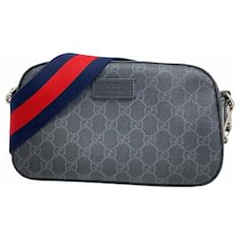 Gucci-Gucci Shoulder Bag GG Supreme 574886-Brown,Black