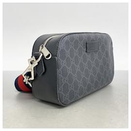 Gucci-Gucci Shoulder Bag GG Supreme 574886-Brown,Black