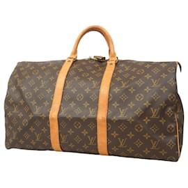 Louis Vuitton-Louis Vuitton Monogram Keepall 50 Boston Bag-Brown