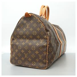 Louis Vuitton-Louis Vuitton Monogram Keepall 50 Boston Bag-Brown