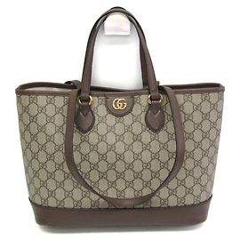 Gucci Double G Medium Tote Bag Beige