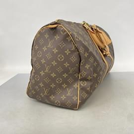Louis Vuitton-Louis Vuitton Monogram Keepall 50 Boston Bag-Brown