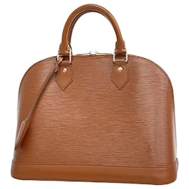 Louis Vuitton-Louis Vuitton Epi Alma Handbag-Brown