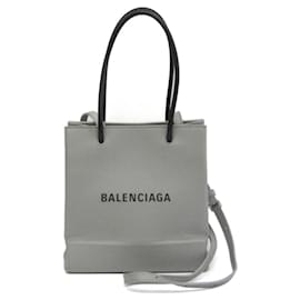 Balenciaga-Balenciaga Shopping Tote XXS 597858-Brown