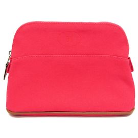 Pochette Mini Bolide d'Hermès Marron Rose