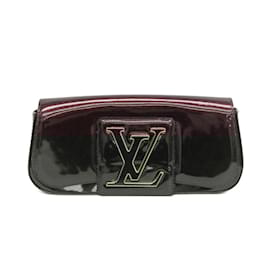 Louis Vuitton-Bolsa Clutch Pochette Sobe Vernis Louis Vuitton-Bordeaux