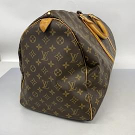 Louis Vuitton-Louis Vuitton Monogram Keepall 55 Boston Bag-Brown