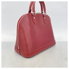 Louis Vuitton-Louis Vuitton Epi Alma PM Handbag-Red