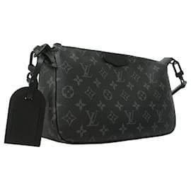 Louis Vuitton-Bolsa de Ombro Monogram Eclipse Louis Vuitton-Preto