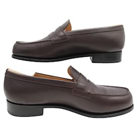 JM Weston-NINE JM WESTON LOAFERS 180 9E 43 WIDE 43.5 NEW LOAFERS SHOES-Brown