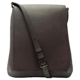 Louis Vuitton-SAC A MAIN LOUIS VUITTON MUSETTE SALSA GM EN CUIR EPI MARRON BANDOULIERE PURSE-Marron