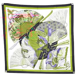 Hermès-NINE HERMES SCARF BRISE DE CHARME JULIA ABADIE SILK SQUARE 90CM SILK SCARF-Multiple colors