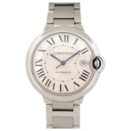 Cartier-NINE CARTIER BALLON BLEU 4345 40 MM CRWSB0040 FULLSET AUTO WATCH-Silvery